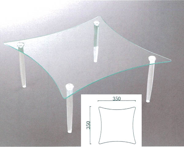 TF-007 內(nèi)弧型有機(jī)玻璃展臺(tái)